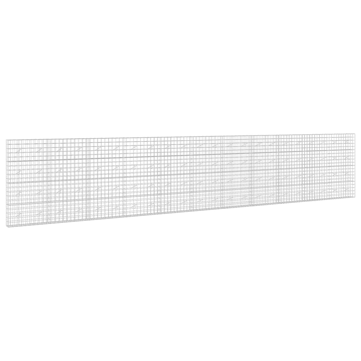 vidaXL Gabion z drutem 5 mm i siatką 10x10 cm 1100x20x200 cm