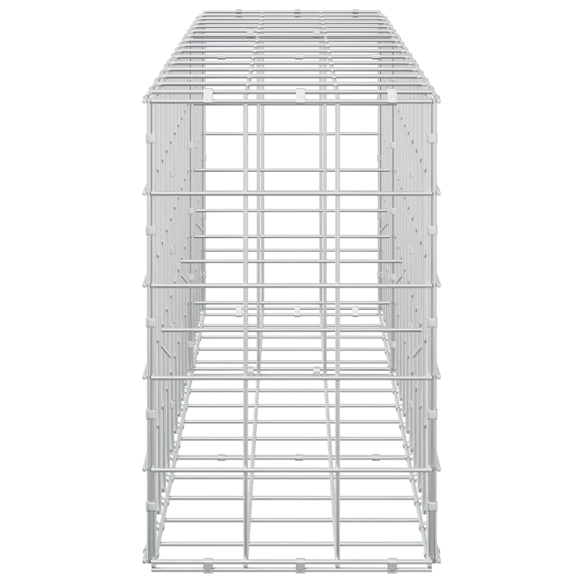 vidaXL Gabion z drutem 5 mm i siatką 10x10 cm 150x30x50 cm
