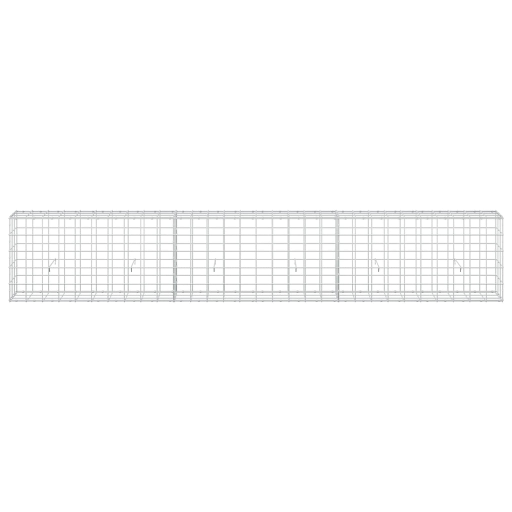 vidaXL Gabion z drutem 5 mm i siatką 10x10 cm 300x30x50 cm