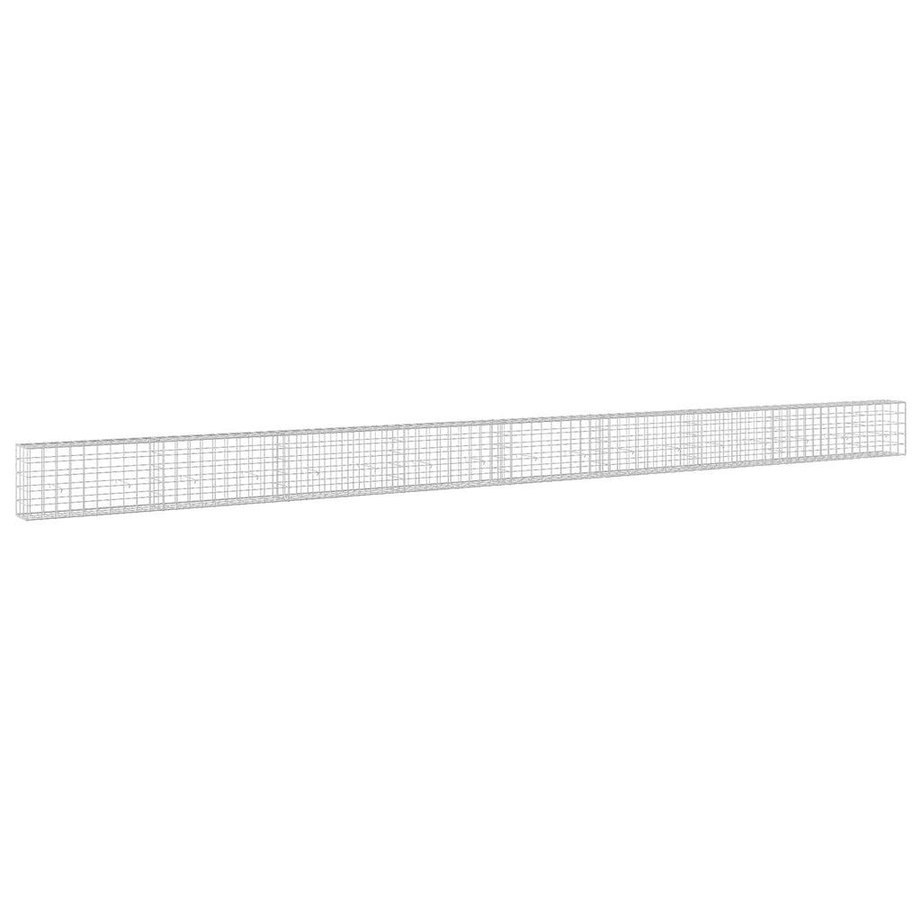vidaXL Gabion z drutem 5 mm i siatką 10x10 cm 850x30x50 cm