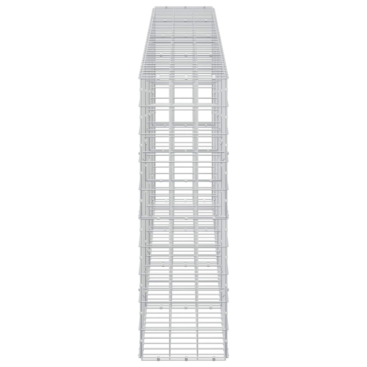 vidaXL Gabion z drutem 5 mm i siatką 10x10 cm 400x30x100 cm