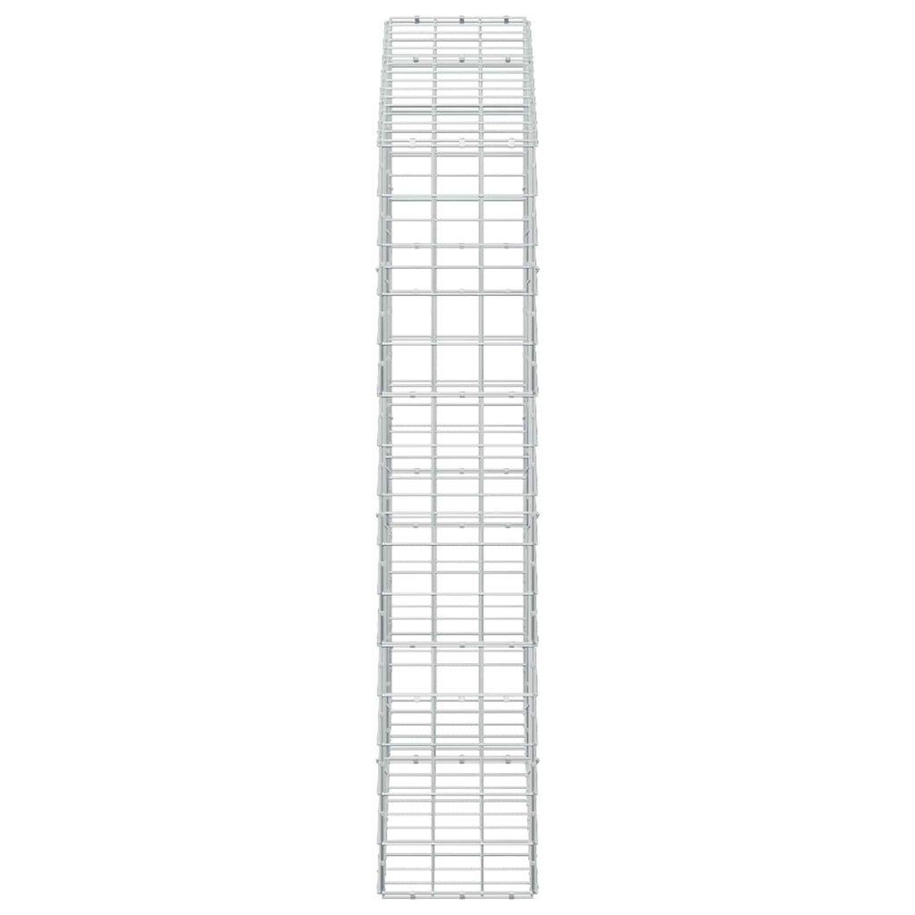 vidaXL Gabion z drutem 5 mm i siatką 10x10 cm 150x30x150 cm