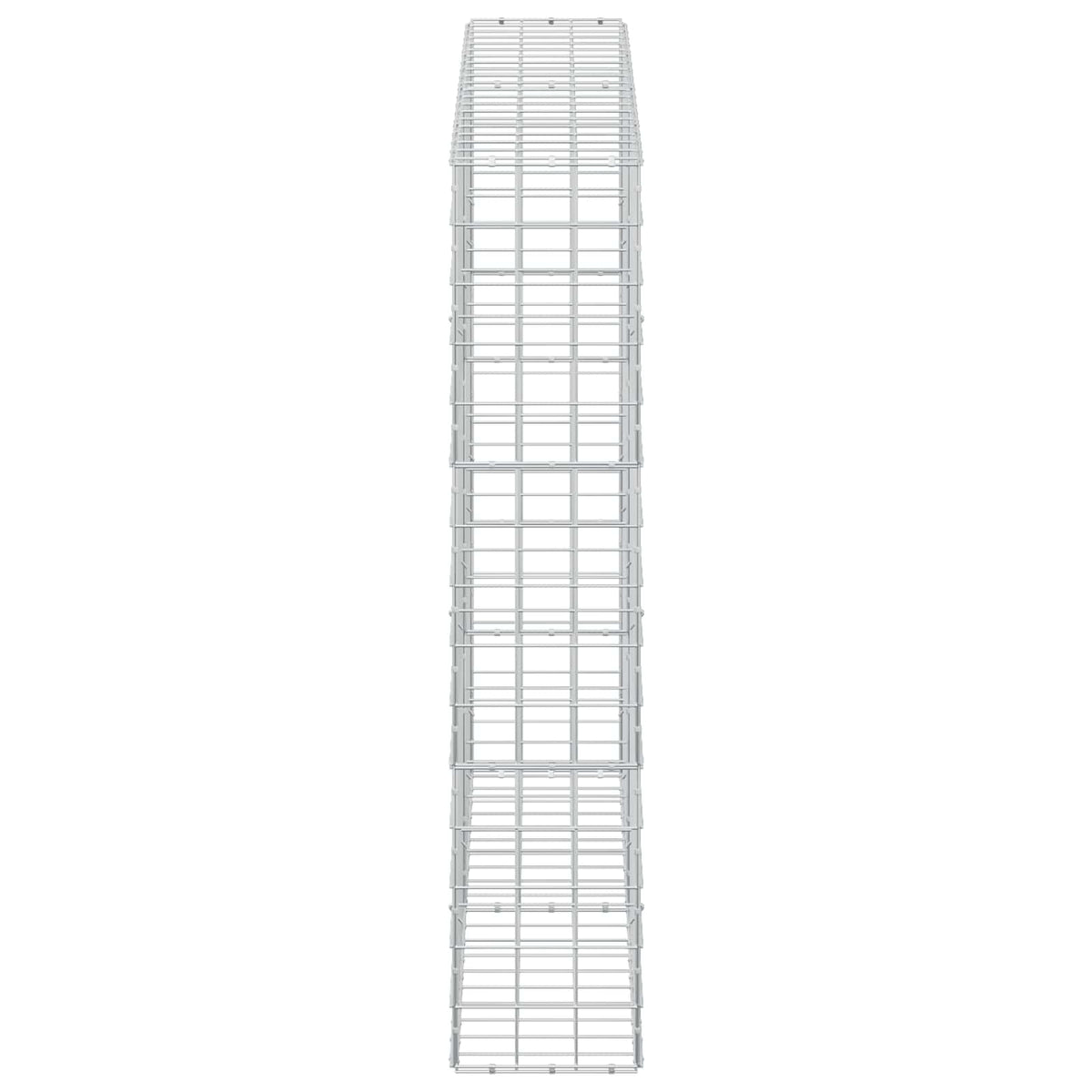 vidaXL Gabion z drutem 5 mm i siatką 10x10 cm 200x30x150 cm