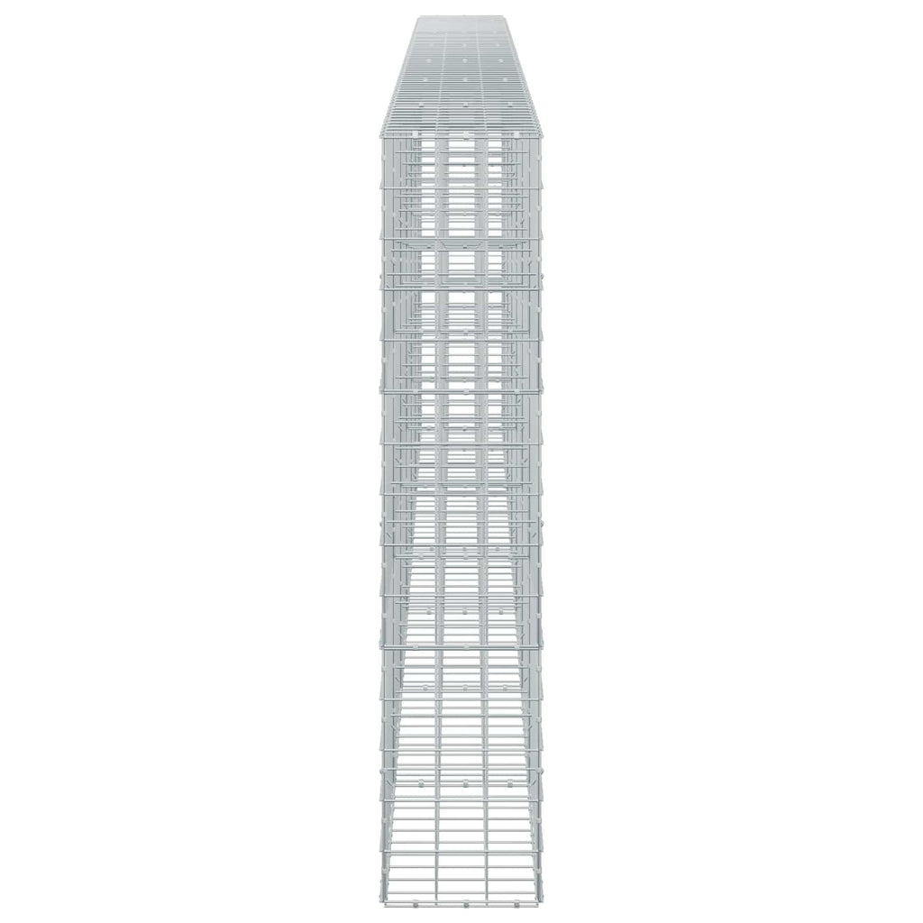 vidaXL Gabion z drutem 5 mm i siatką 10x10 cm 650x30x150 cm