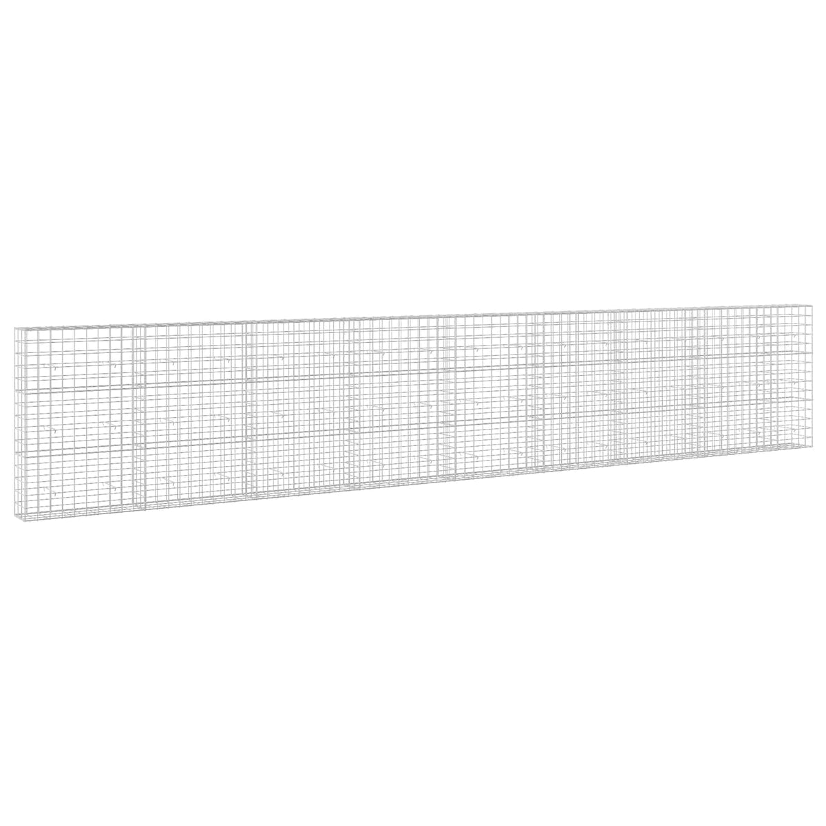 vidaXL Gabion z drutem 5 mm i siatką 10x10 cm 850x30x150 cm