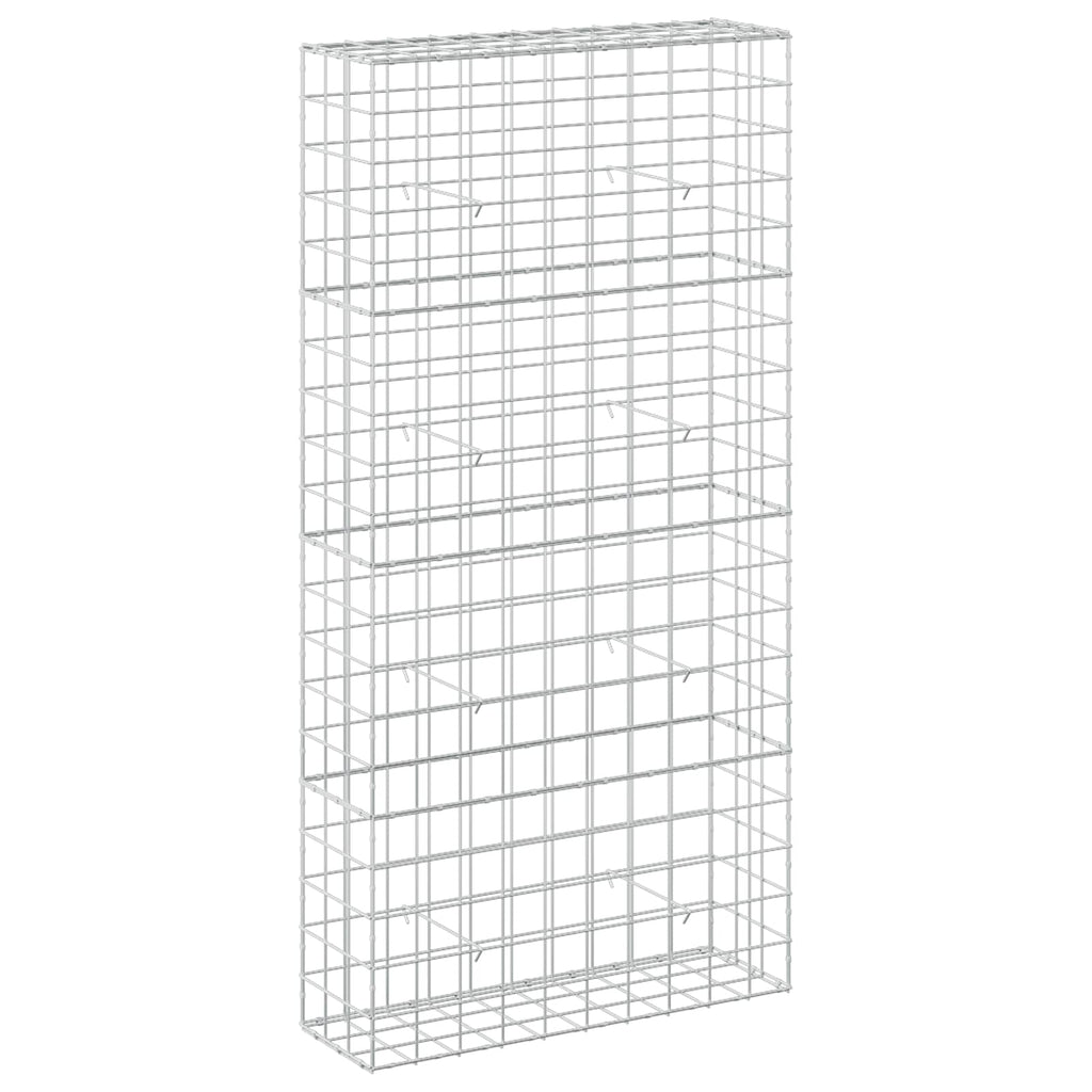 vidaXL Gabion z drutem 5 mm i siatką 10x10 cm 100x30x200 cm