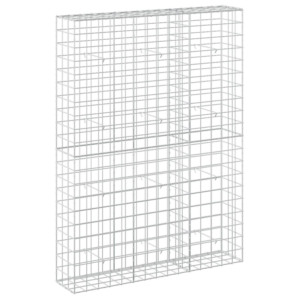 vidaXL Gabion z drutem 5 mm i siatką 10x10 cm 150x30x200 cm