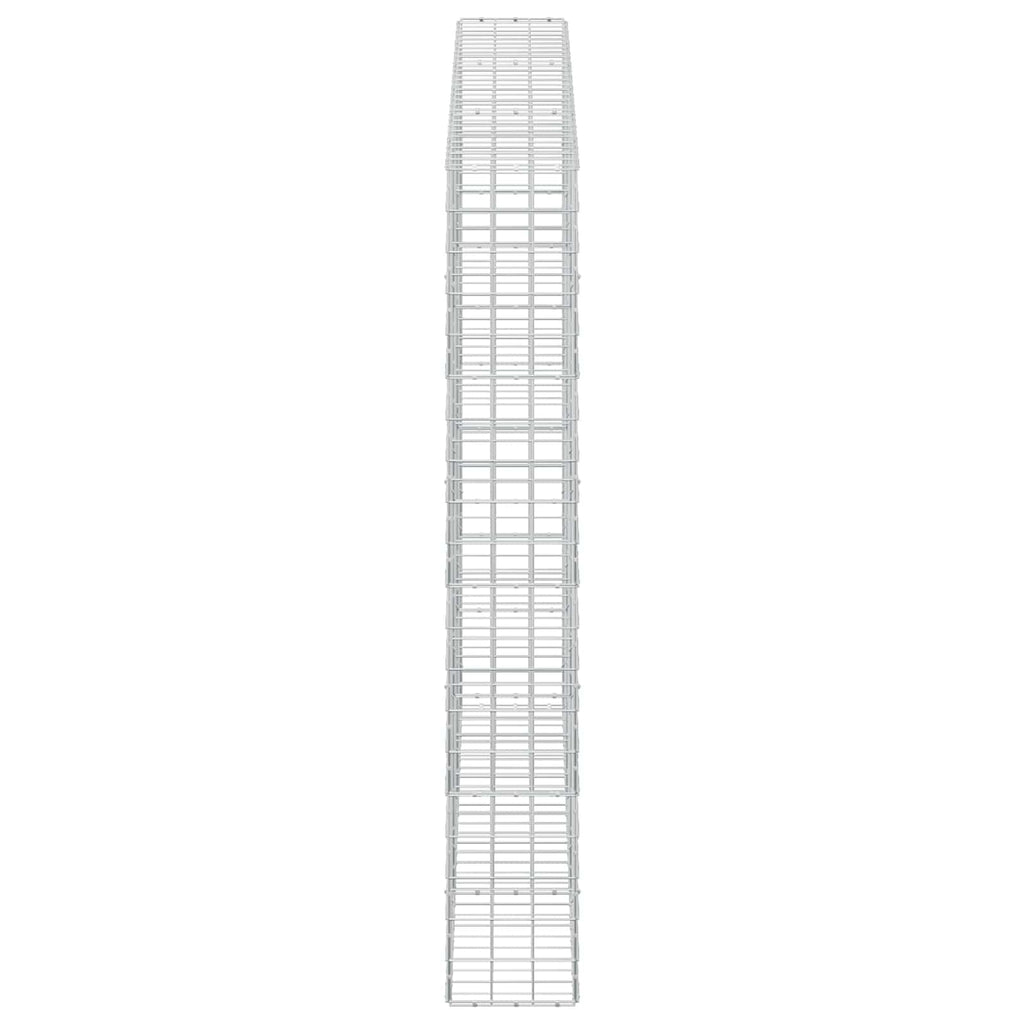 vidaXL Gabion z drutem 5 mm i siatką 10x10 cm 300x30x200 cm