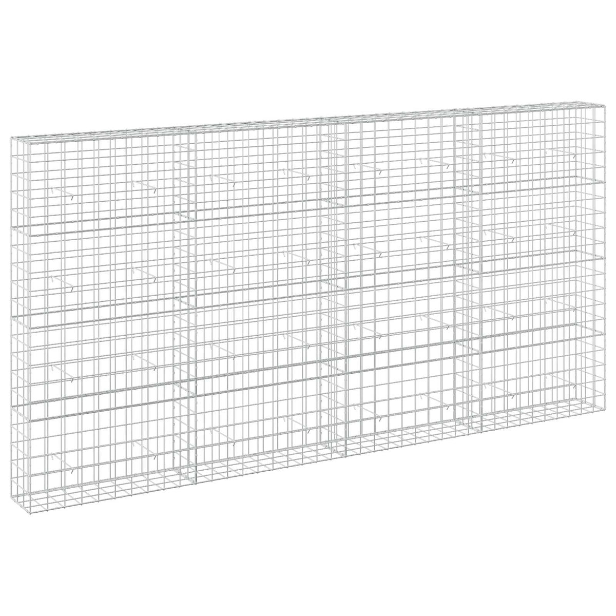 vidaXL Gabion z drutem 5 mm i siatką 10x10 cm 400x30x200 cm