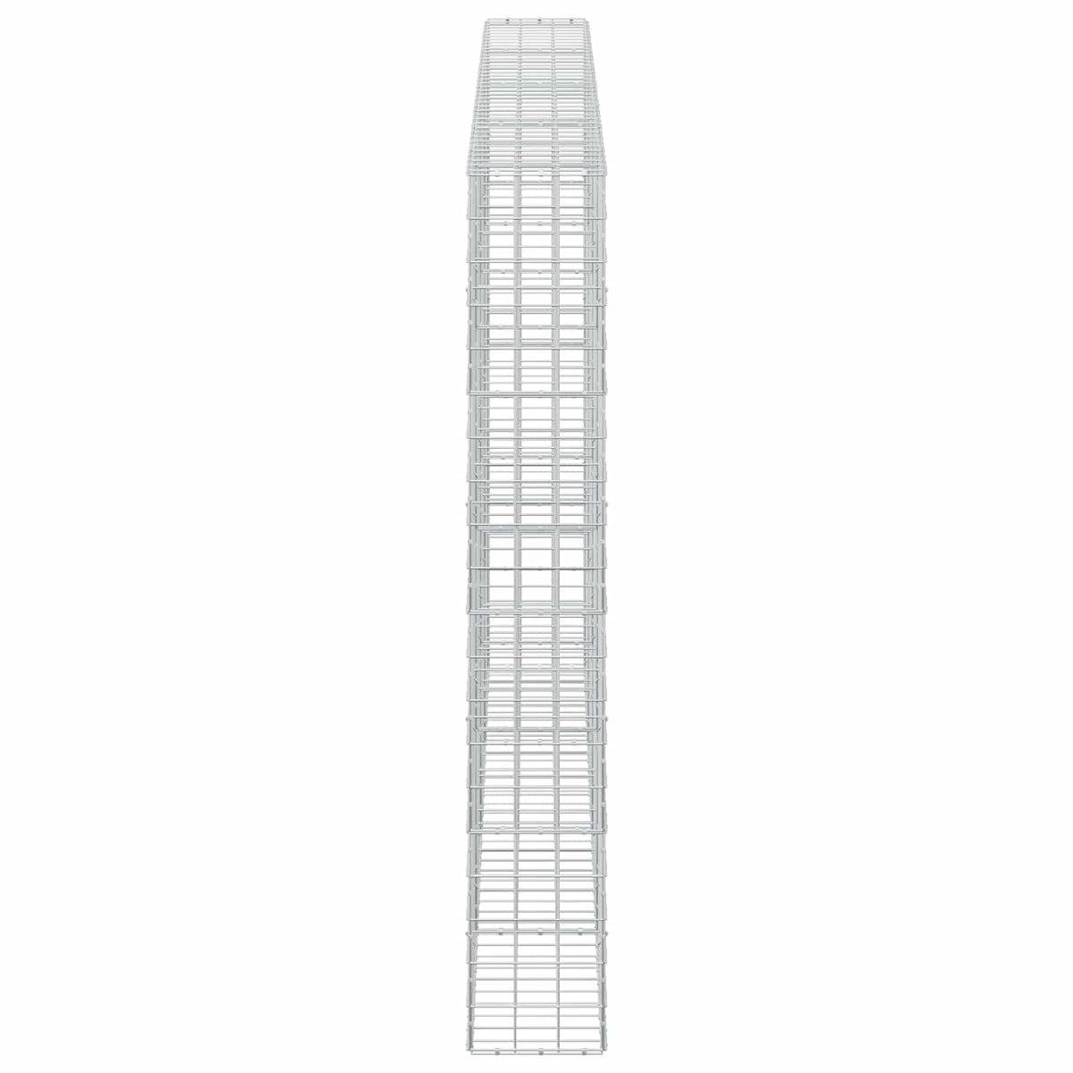 vidaXL Gabion z drutem 5 mm i siatką 10x10 cm 400x30x200 cm