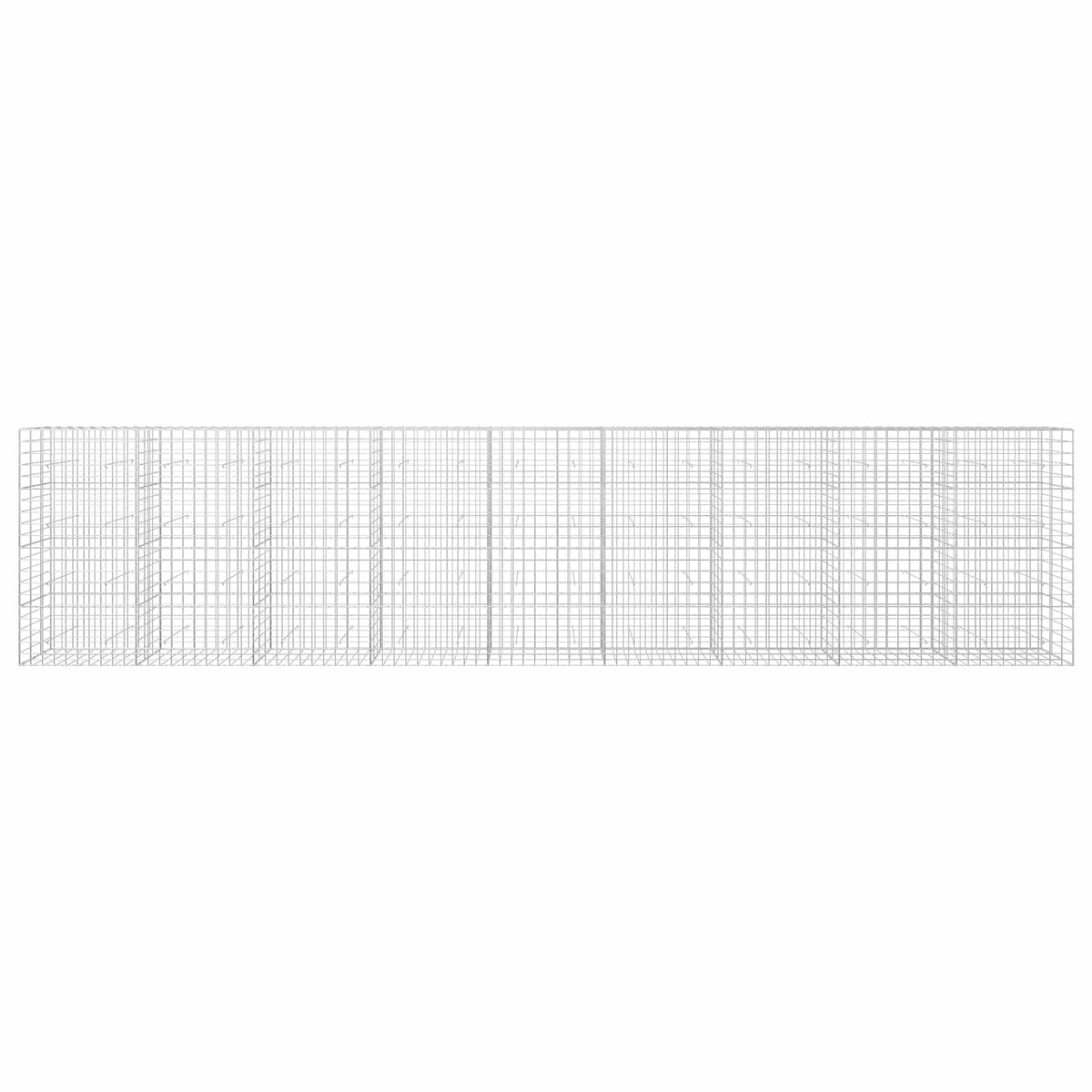 vidaXL Gabion z drutem 5 mm i siatką 10x10 cm 900x30x200 cm