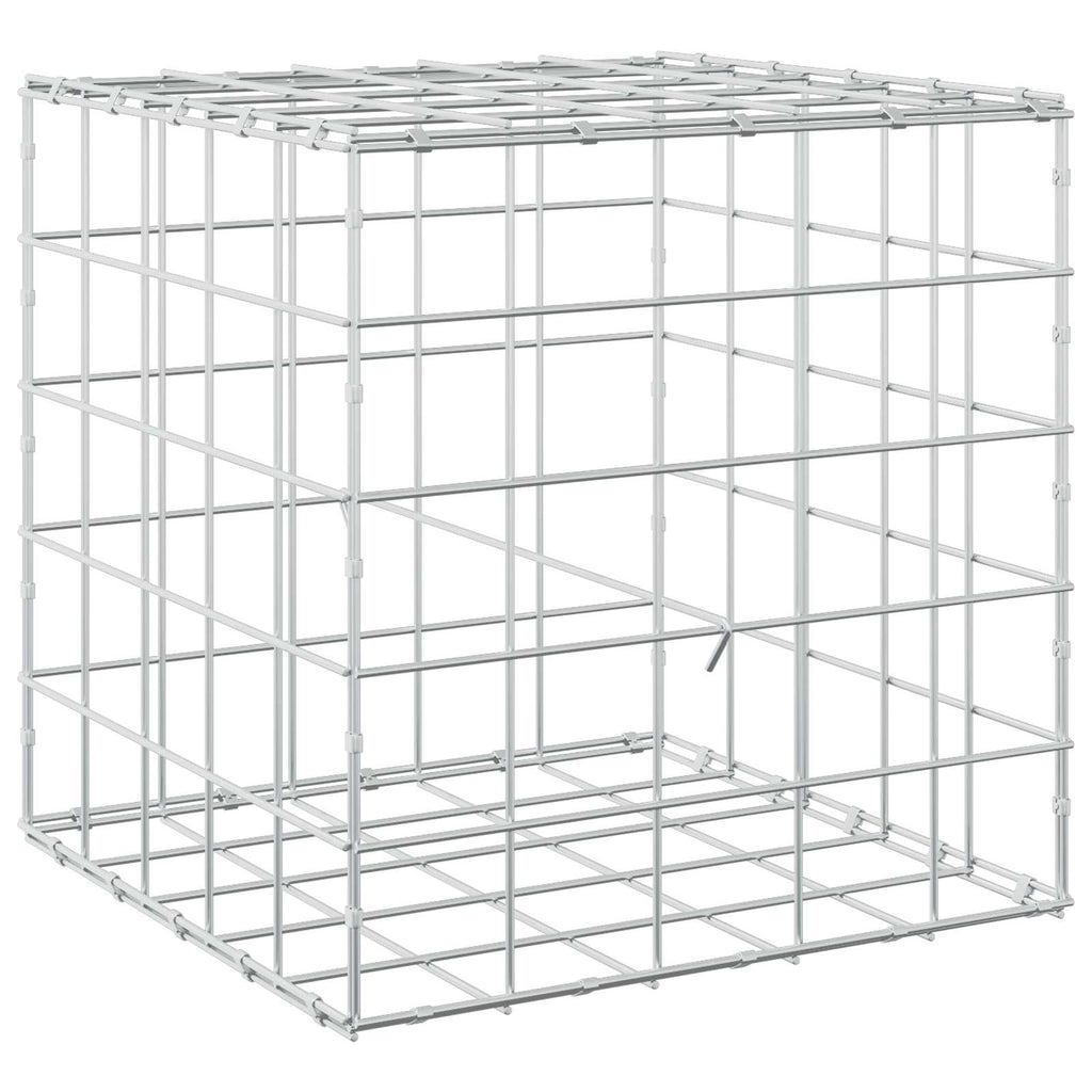 vidaXL Gabion z drutem 5 mm i siatką 10x10 cm 50x50x50 cm