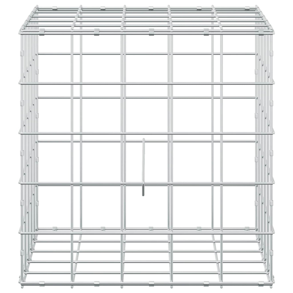 vidaXL Gabion z drutem 5 mm i siatką 10x10 cm 50x50x50 cm
