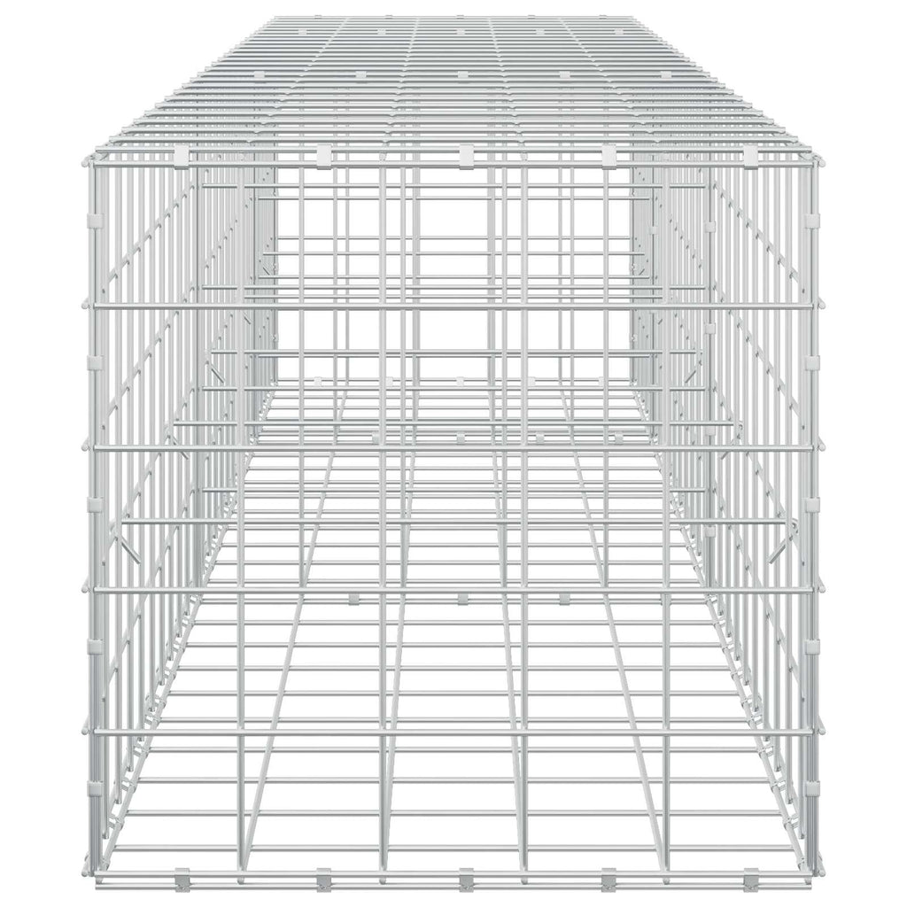 vidaXL Gabion z drutem 5 mm i siatką 10x10 cm 250x50x50 cm