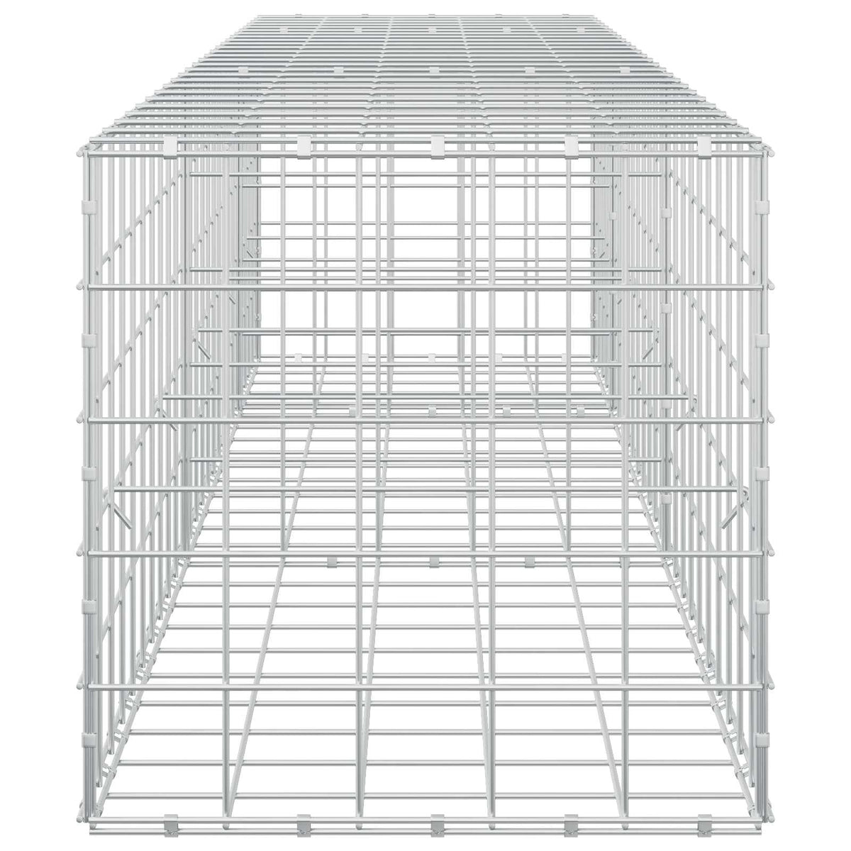 vidaXL Gabion z drutem 5 mm i siatką 10x10 cm 250x50x50 cm