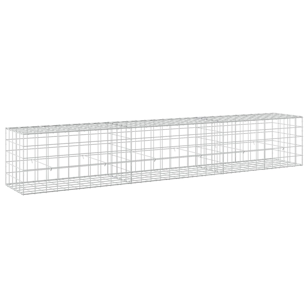 vidaXL Gabion z drutem 5 mm i siatką 10x10 cm 300x50x50 cm