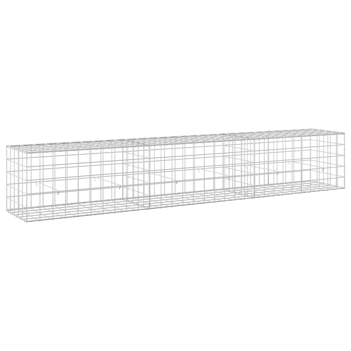 vidaXL Gabion z drutem 5 mm i siatką 10x10 cm 300x50x50 cm