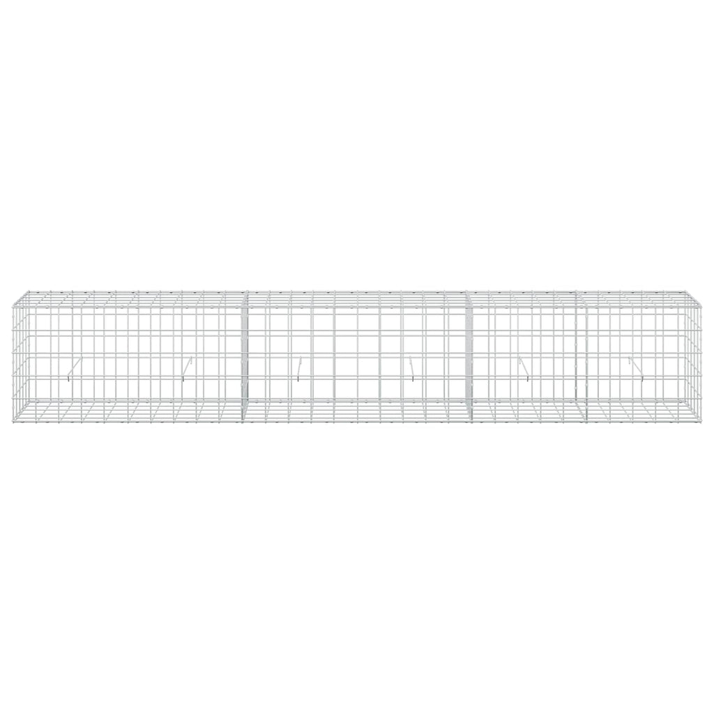 vidaXL Gabion z drutem 5 mm i siatką 10x10 cm 300x50x50 cm