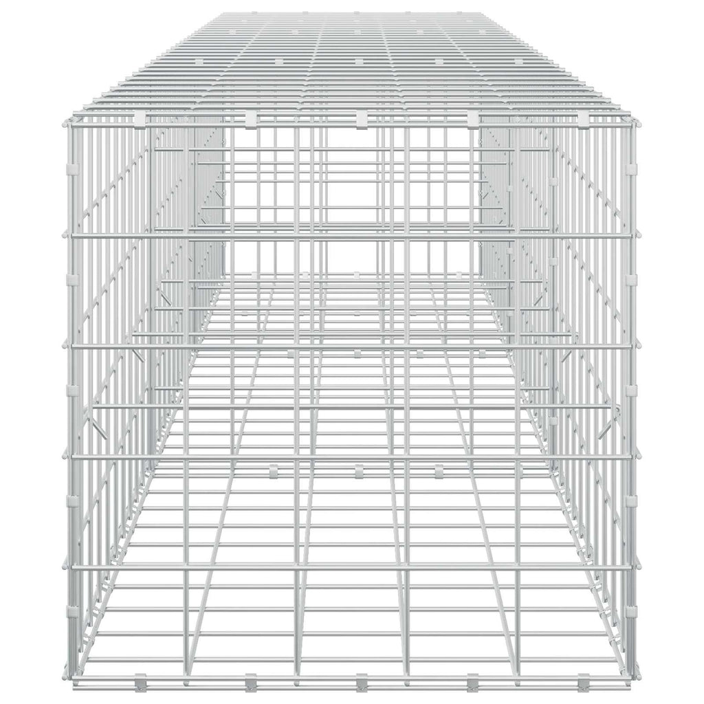 vidaXL Gabion z drutem 5 mm i siatką 10x10 cm 300x50x50 cm