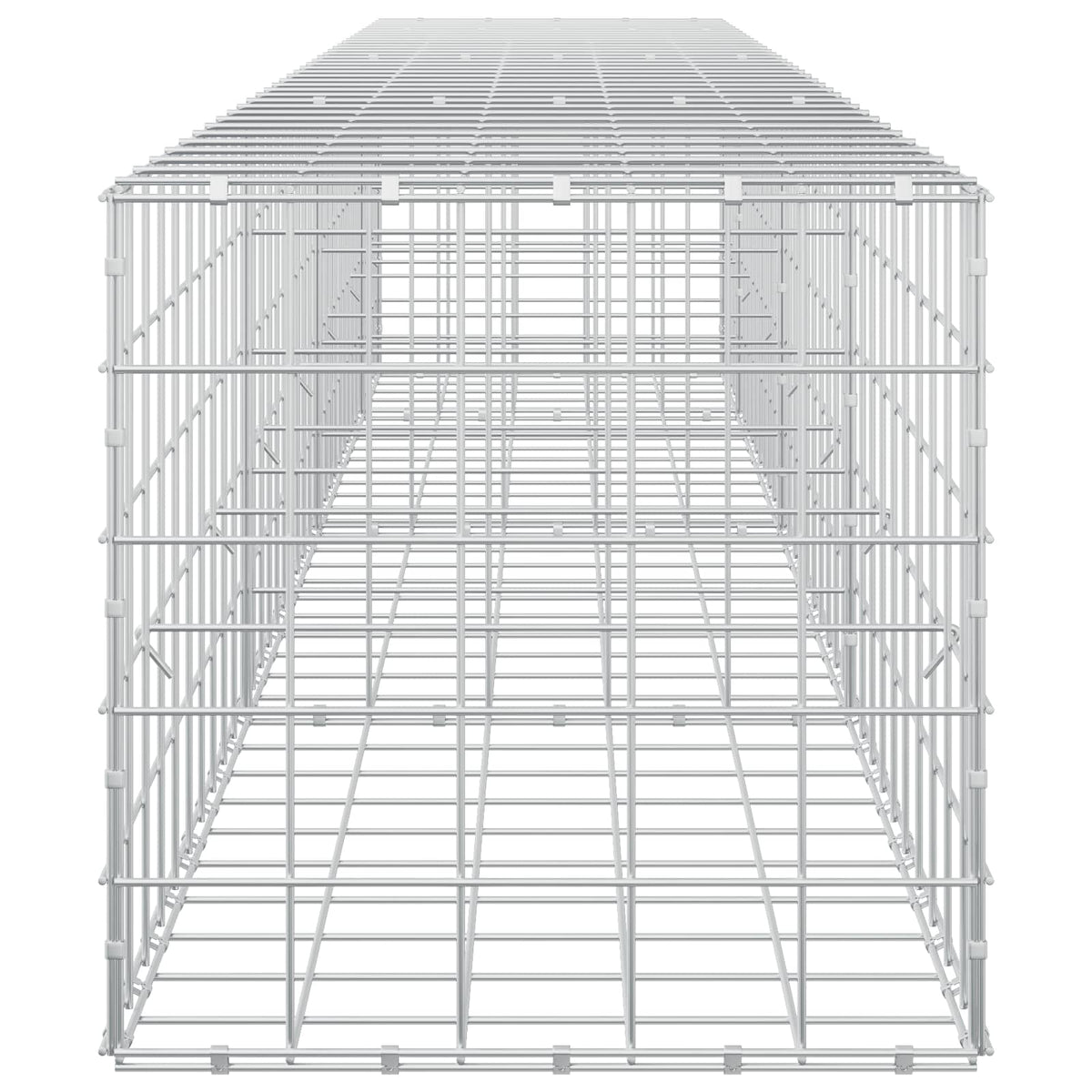 vidaXL Gabion z drutem 5 mm i siatką 10x10 cm 350x50x50 cm