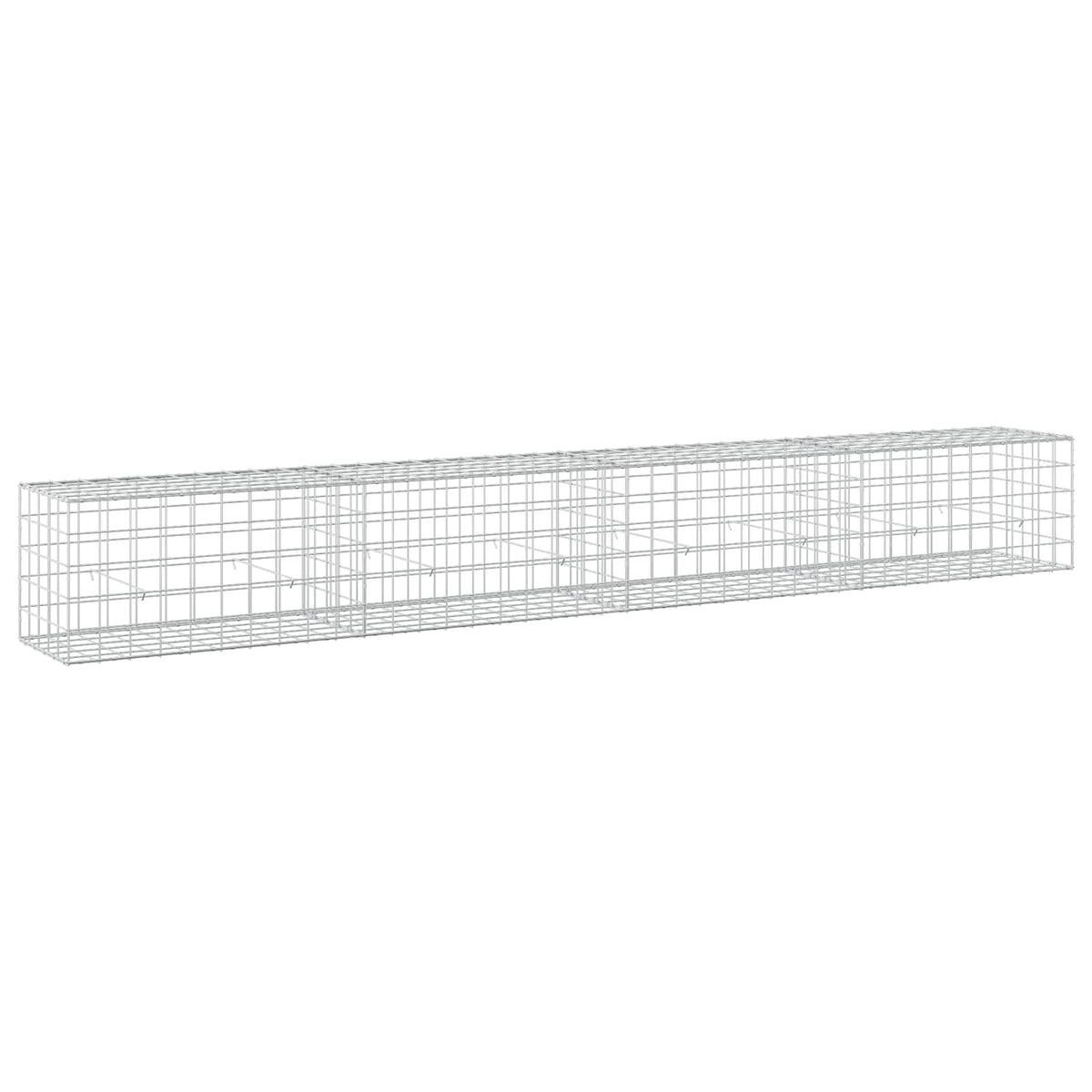 vidaXL Gabion z drutem 5 mm i siatką 10x10 cm 400x50x50 cm