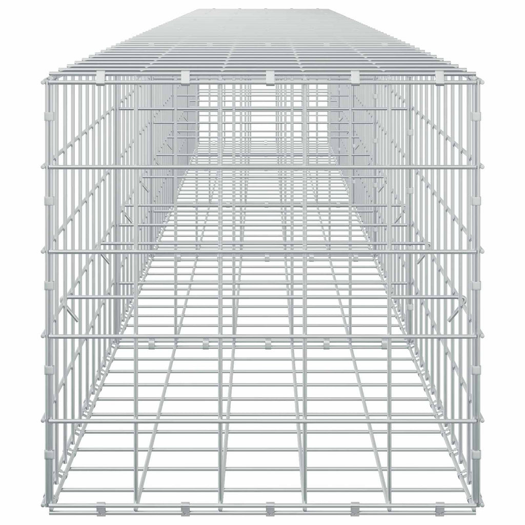 vidaXL Gabion z drutu 5 mm i siatką 10x10 cm 500x50x50 cm