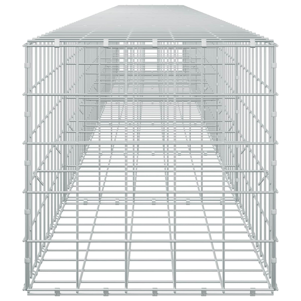 vidaXL Gabion z drutem 5 mm i siatką 10x10 cm 650x50x50 cm