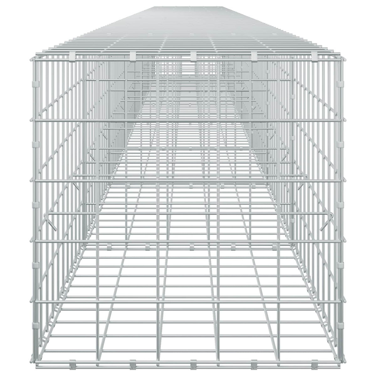 vidaXL Gabion z drutem 5 mm i siatką 10x10 cm 750x50x50 cm