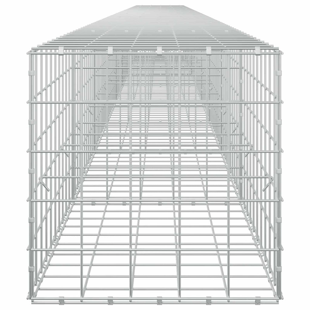 vidaXL Gabion z drutem 5 mm i siatką 10x10 cm 900x50x50 cm