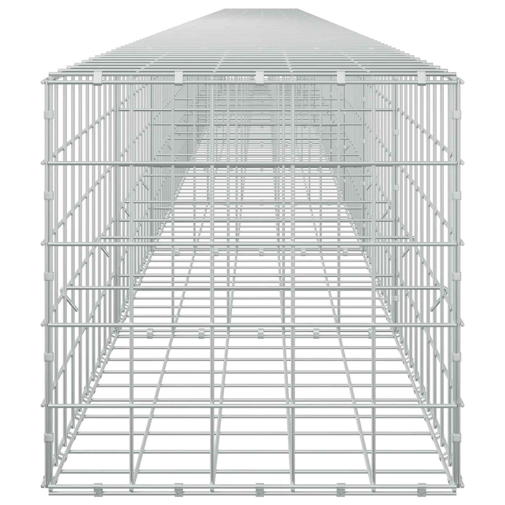 vidaXL Gabion z drutem 5 mm i siatką 10x10 cm 1000x50x50 cm