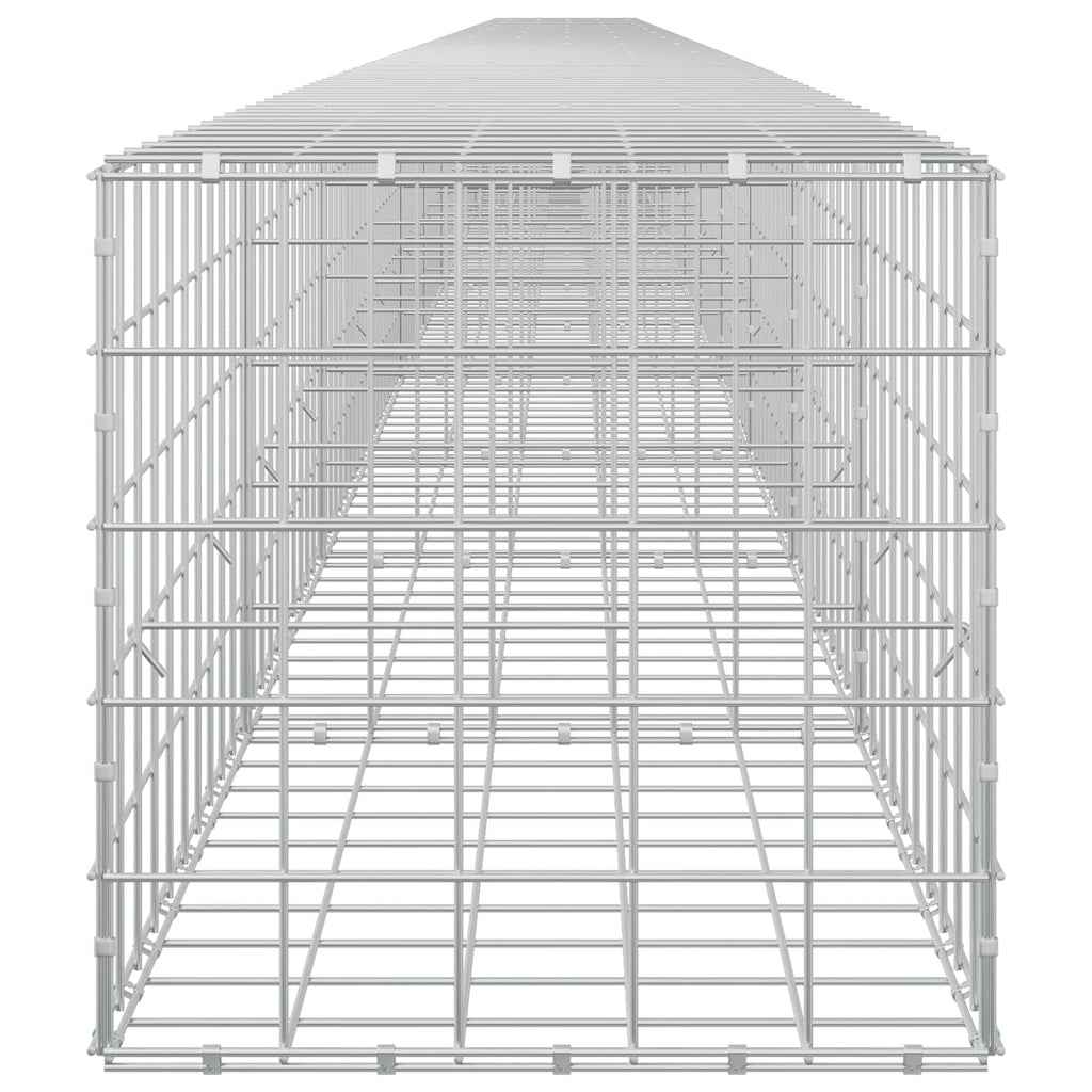 vidaXL Gabion z drutem 5 mm i siatką 10x10 cm 1200x50x50 cm