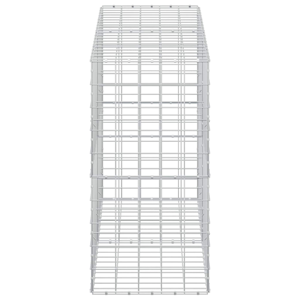 vidaXL Gabion z drutu 5 mm i siatką 10x10 cm 200x50x100 cm