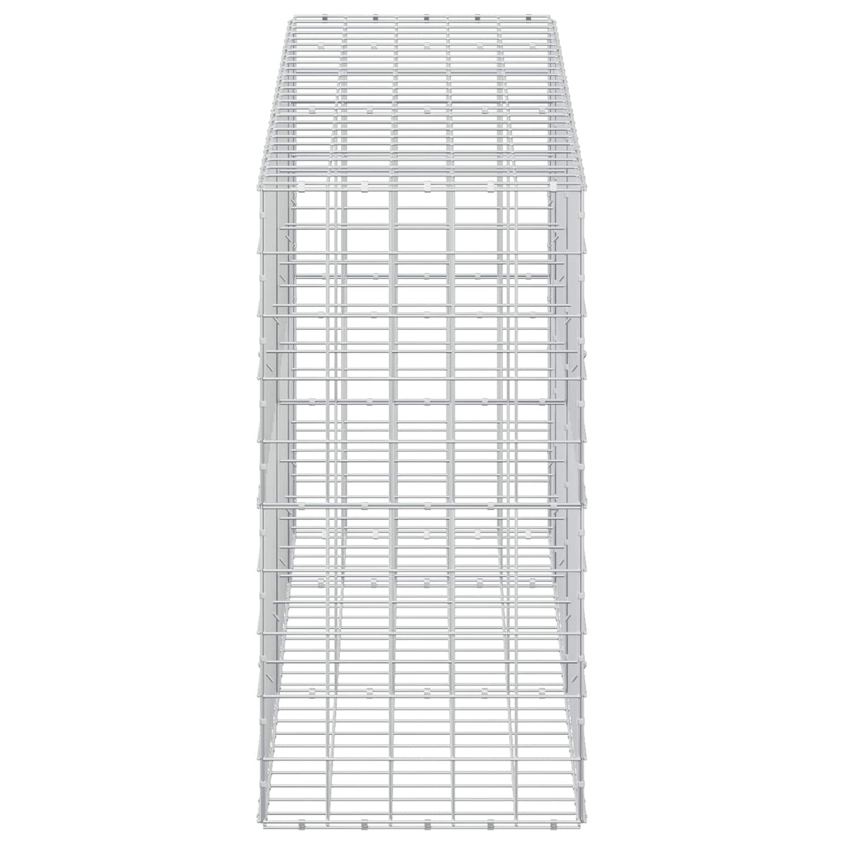 vidaXL Gabion z drutem 5 mm i siatką 10x10 cm 250x50x100 cm