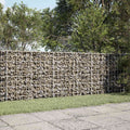 vidaXL Gabion z drutem 5 mm i siatką 10x10 cm 300x50x100 cm