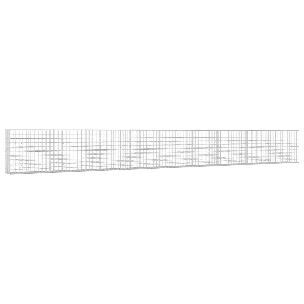 vidaXL Gabion z drutem 5 mm i siatką 10x10 cm 900x50x100 cm