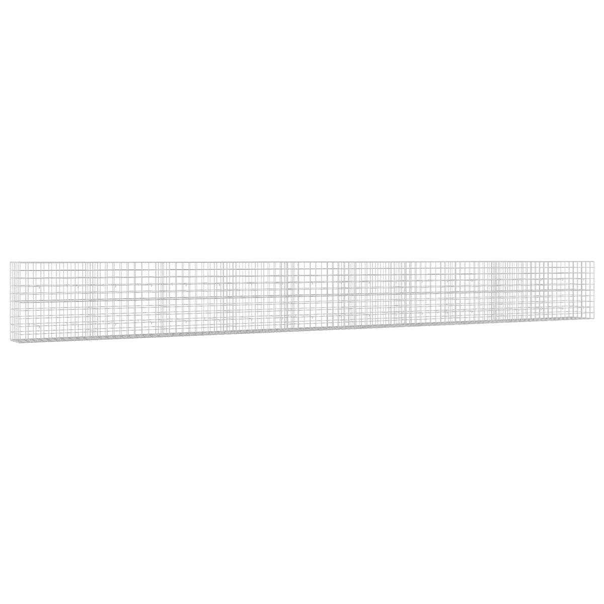 vidaXL Gabion z drutem 5 mm i siatką 10x10 cm 1000x50x100 cm