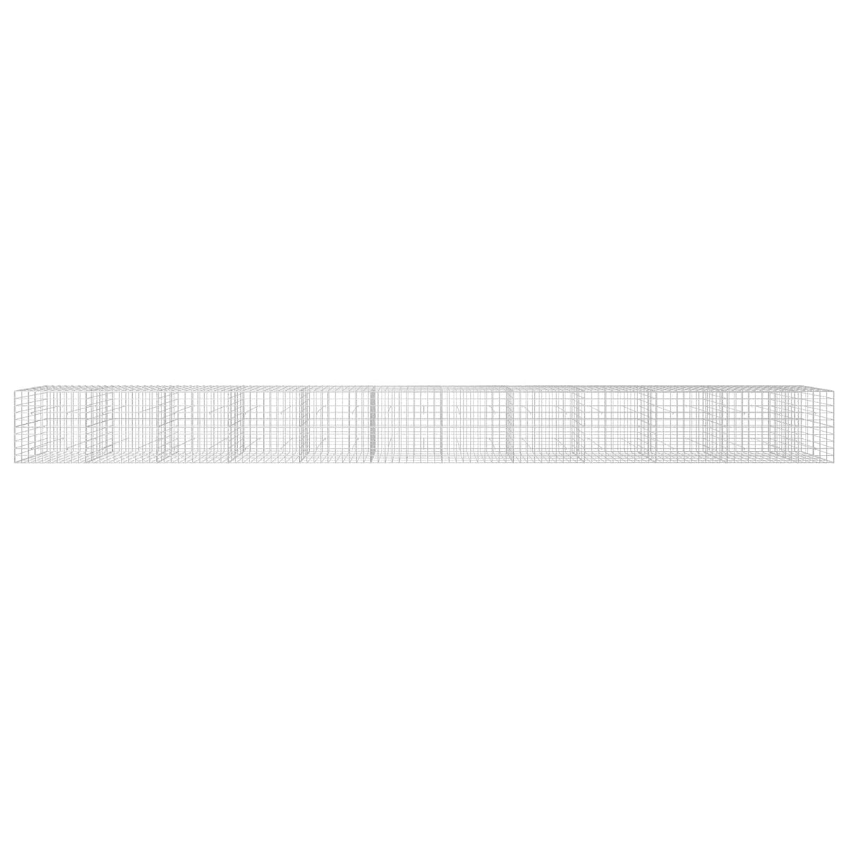 vidaXL Gabion z drutem 5 mm i siatką 10x10 cm 1150x50x100 cm