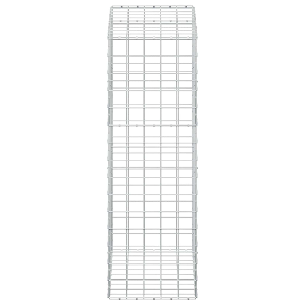 vidaXL Gabion z drutem 5 mm i siatką 10x10 cm 100x50x150 cm