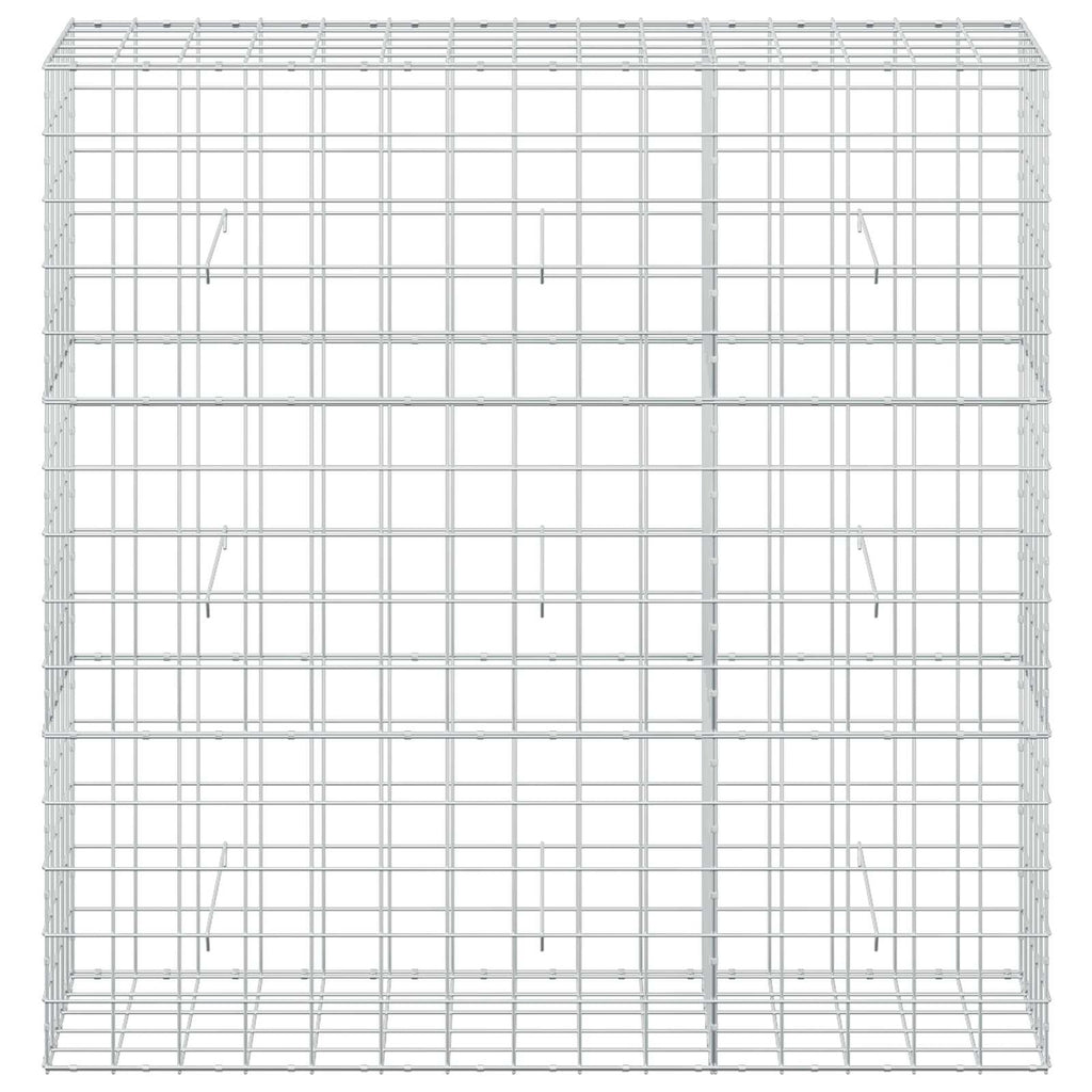 vidaXL Gabion z drutem 5 mm i siatką 10x10 cm 150x50x150 cm
