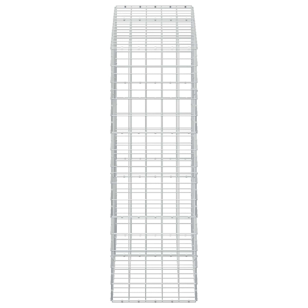vidaXL Gabion z drutem 5 mm i siatką 10x10 cm 150x50x150 cm