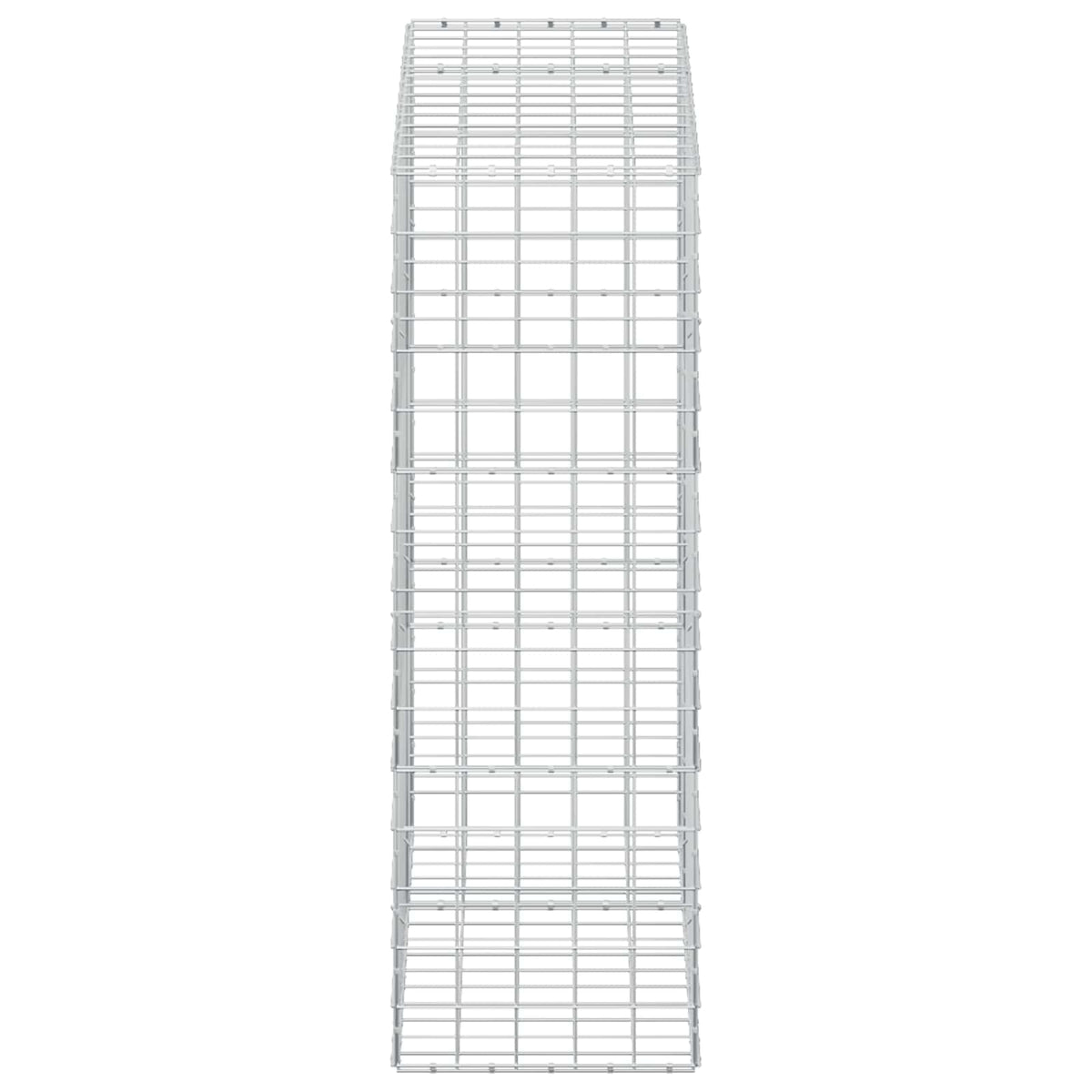 vidaXL Gabion z drutem 5 mm i siatką 10x10 cm 150x50x150 cm