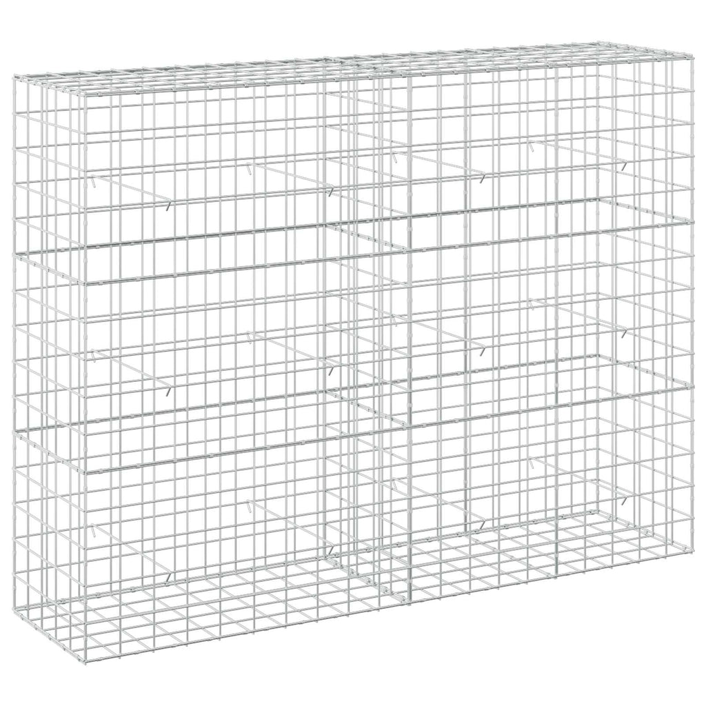 vidaXL Gabion z drutem 5 mm i siatką 10x10 cm 200x50x150 cm