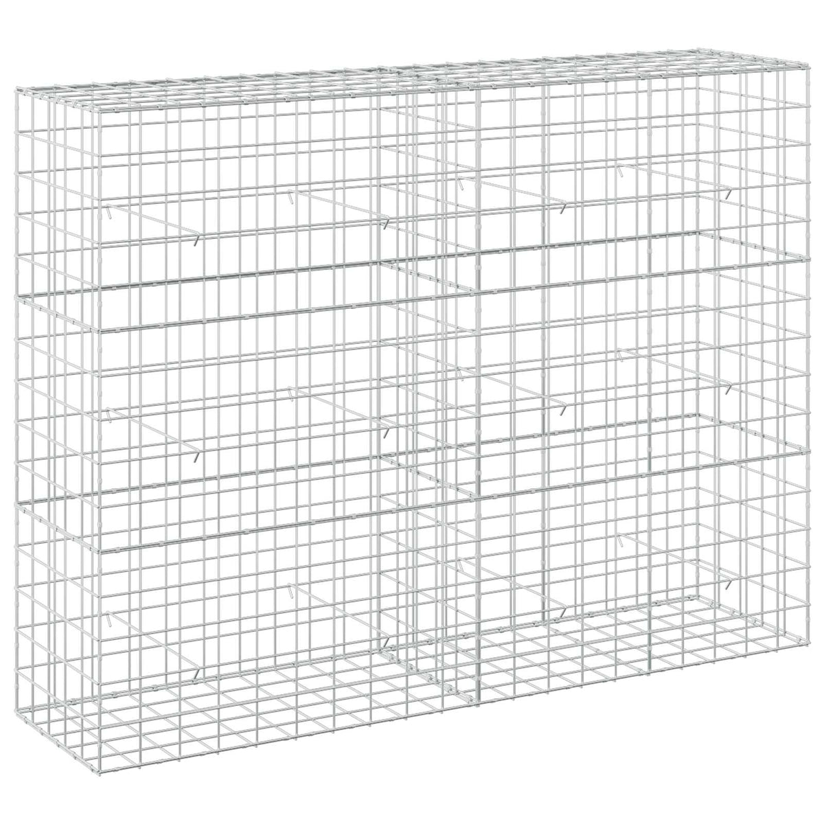 vidaXL Gabion z drutem 5 mm i siatką 10x10 cm 200x50x150 cm