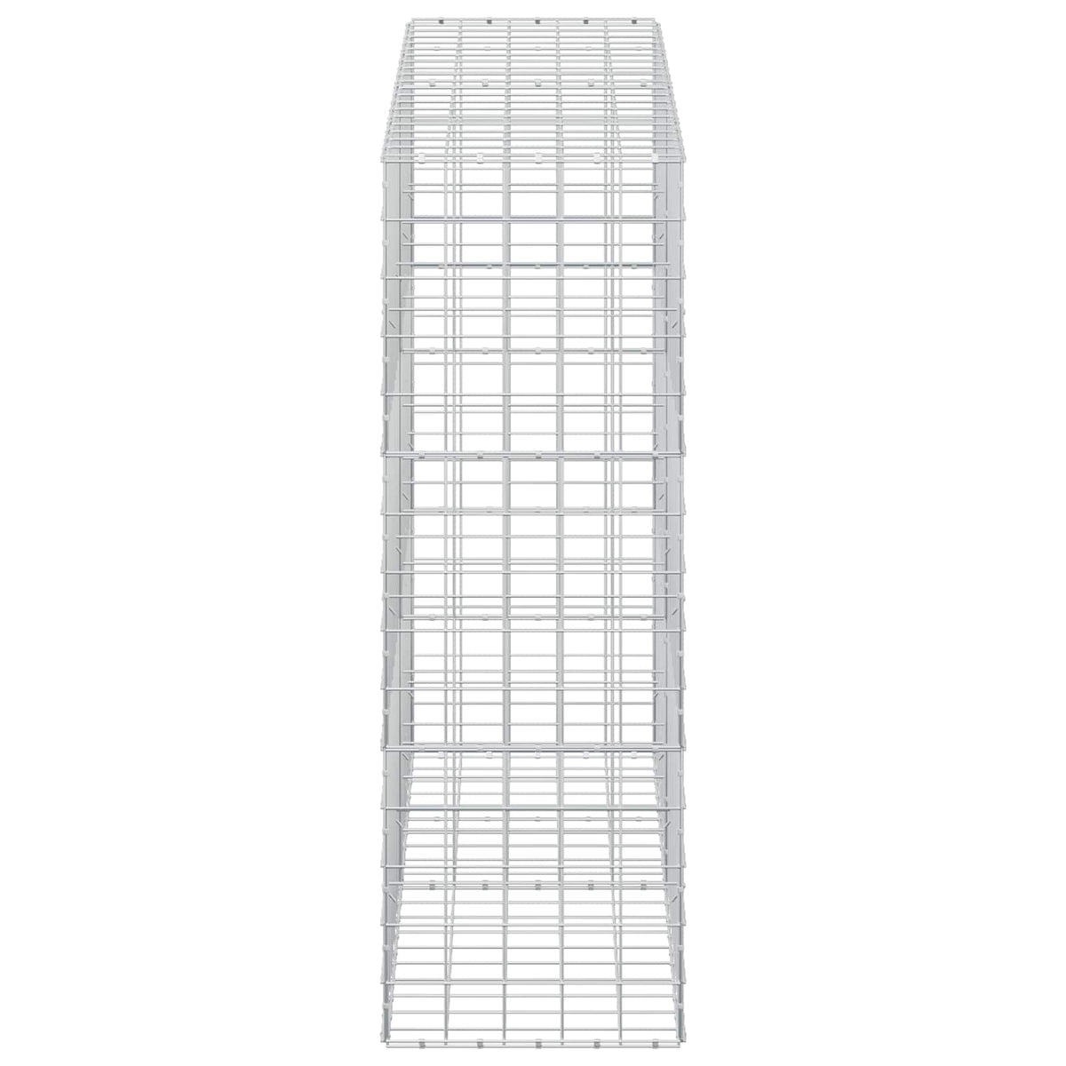 vidaXL Gabion z drutem 5 mm i siatką 10x10 cm 200x50x150 cm