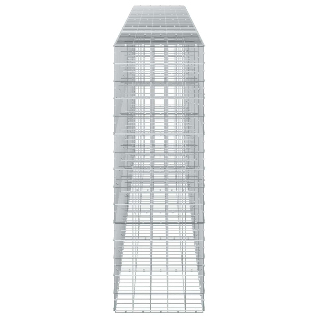 vidaXL Gabion z drutem 5 mm i siatką 10x10 cm 600x50x150 cm