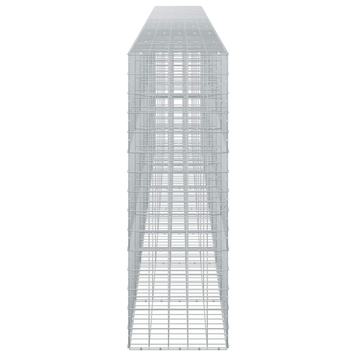 vidaXL Gabion z drutem 5 mm i siatką 10x10 cm 800x50x150 cm