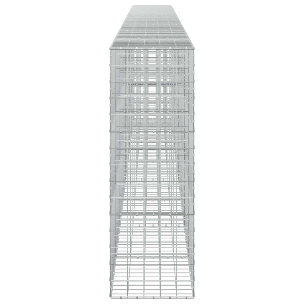 vidaXL Gabion z drutem 5 mm i siatką 10x10 cm 850x50x150 cm