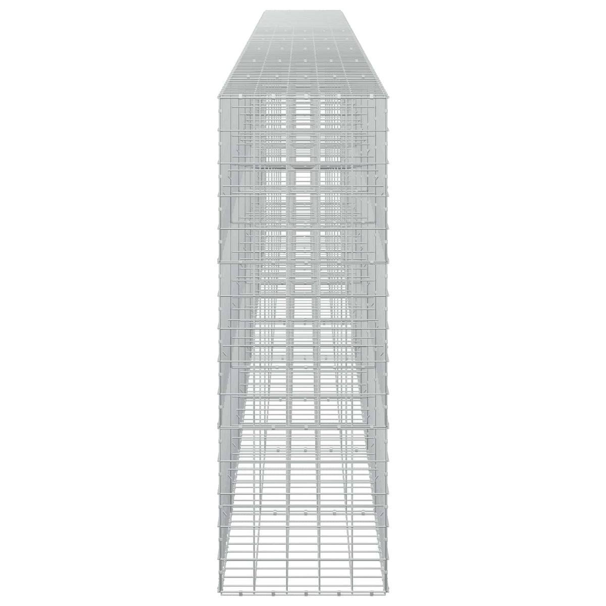 vidaXL Gabion z drutem 5 mm i siatką 10x10 cm 850x50x150 cm