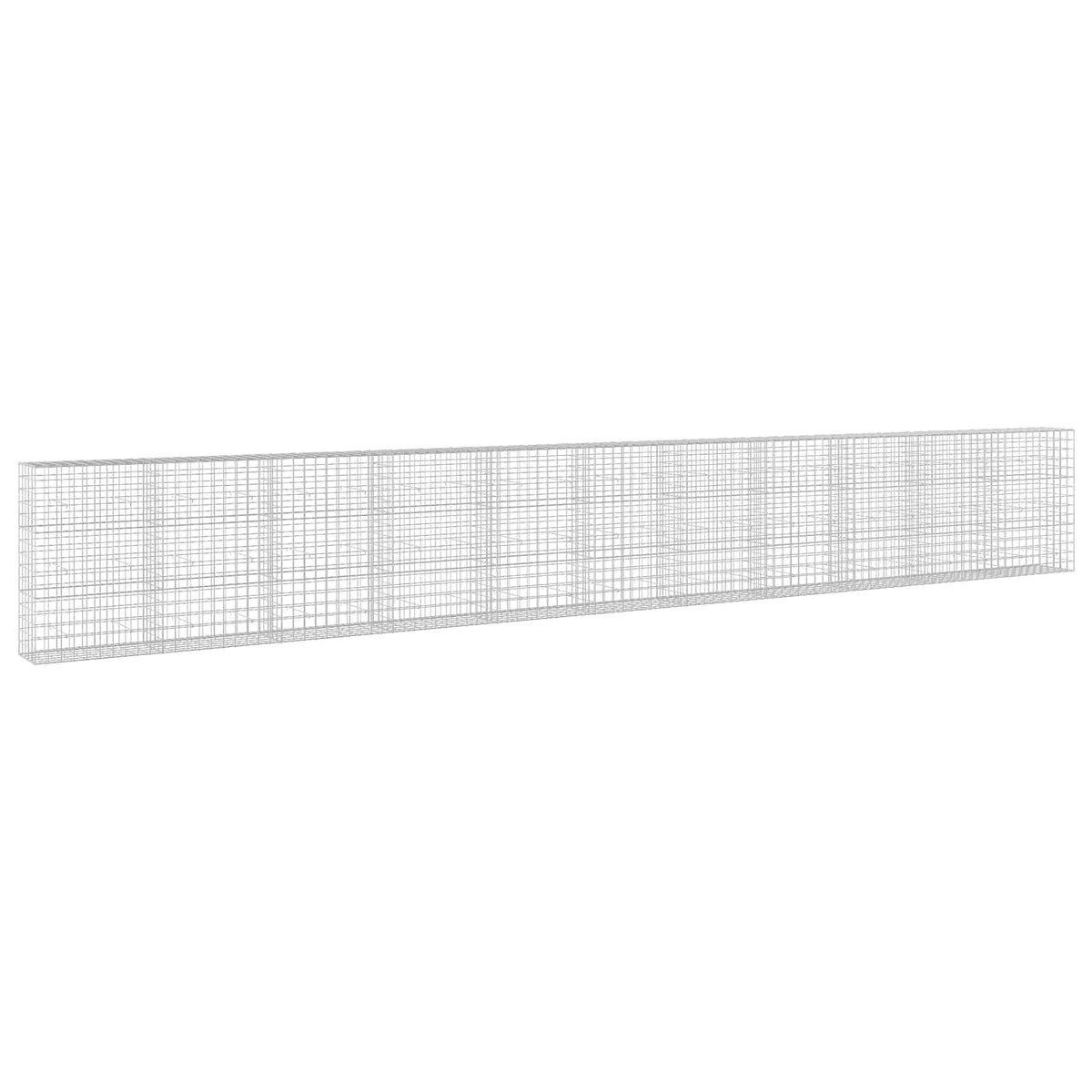 vidaXL Gabion z drutem 5 mm i siatką 10x10 cm 1100x50x150 cm