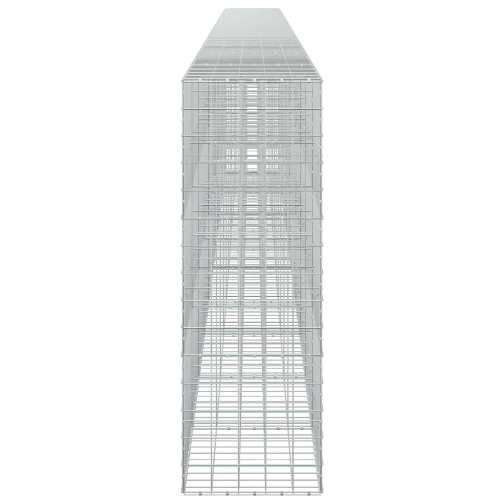 vidaXL Gabion z drutem 5 mm i siatką 10x10 cm 1100x50x150 cm